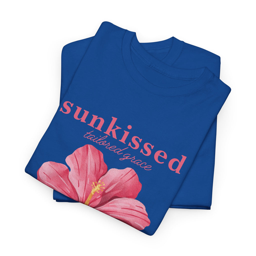 The Evelyn Sunkissed Pink Hibiscus Tee