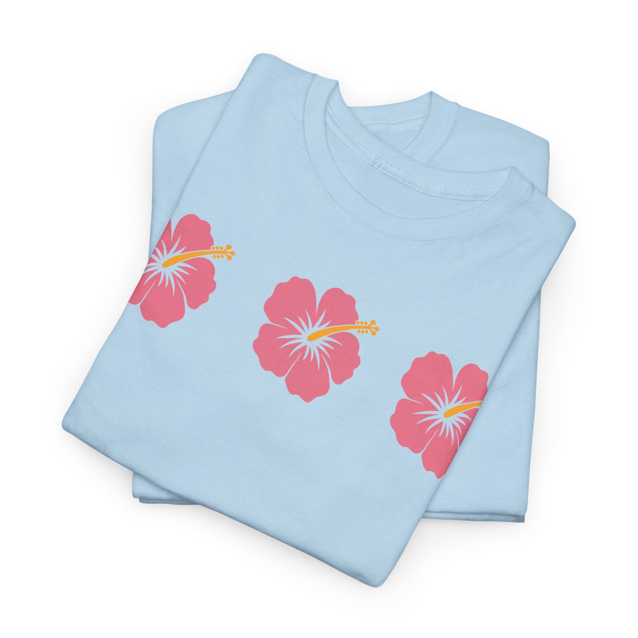 Hibiscus Trio T-Shirt — Tropical Floral Tee