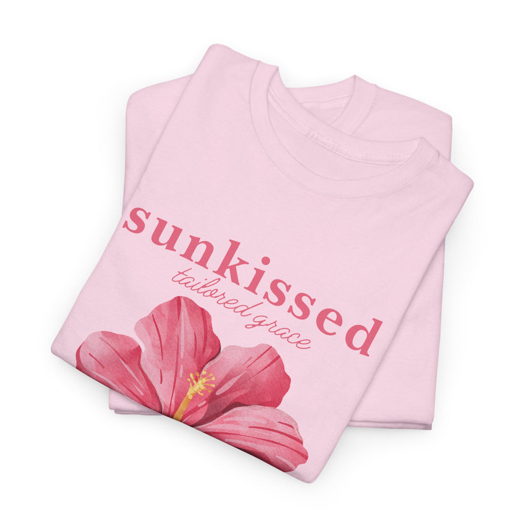 The Evelyn Sunkissed Pink Hibiscus Tee