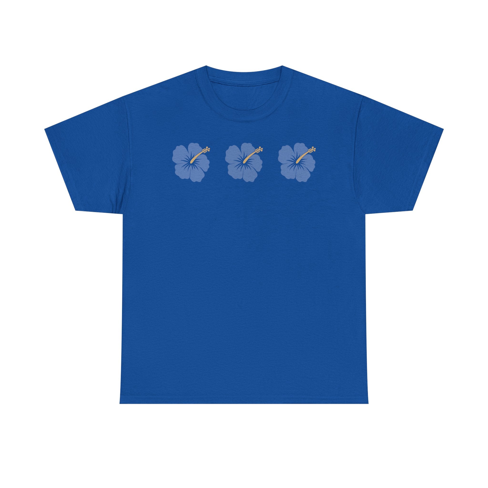 Hibiscus Trio T-Shirt — Tropical Floral Tee