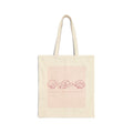 Seashell & Sun Hat Canvas Tote — Summer Beach Cotton Bag