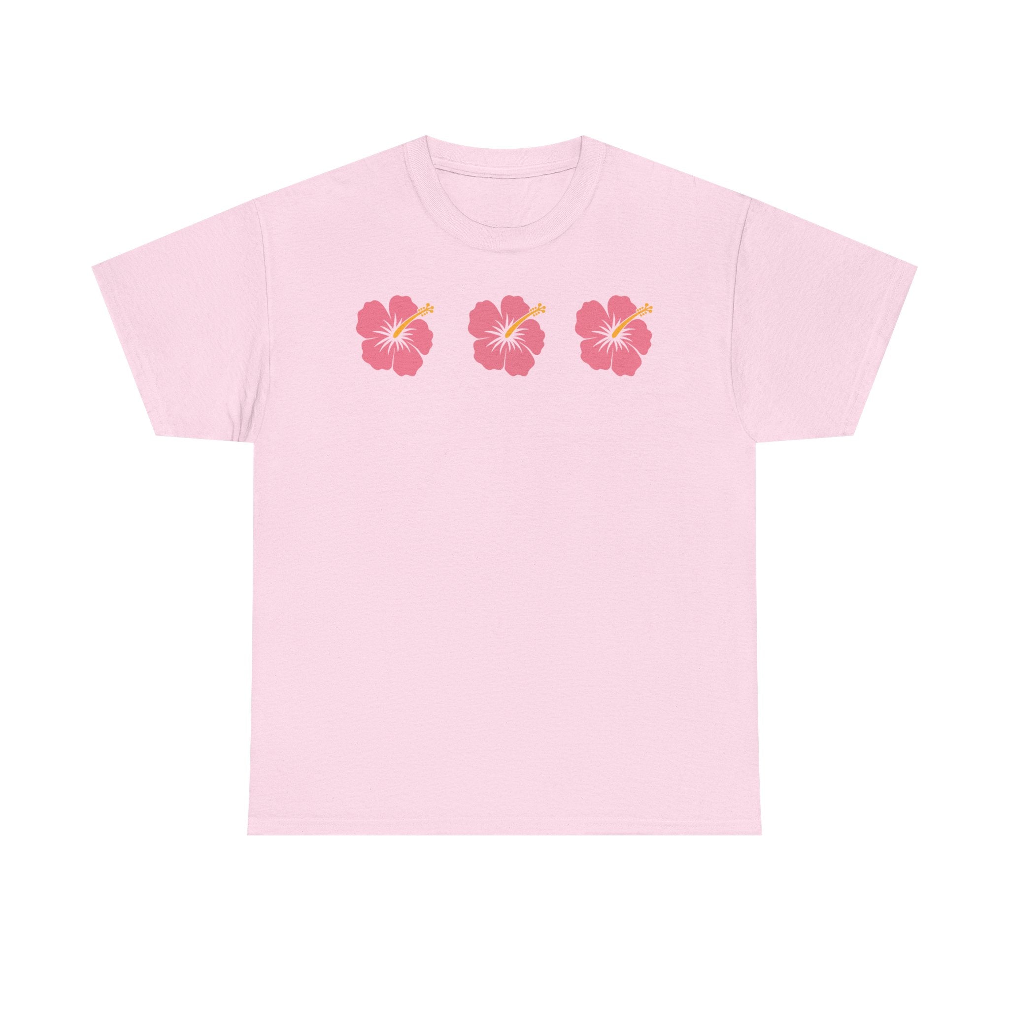 Hibiscus Trio T-Shirt — Tropical Floral Tee
