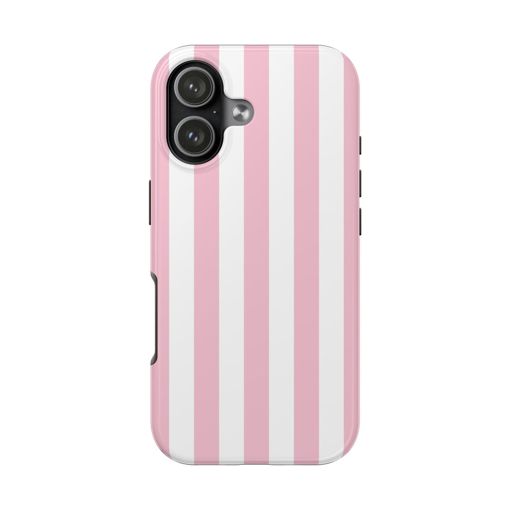 Pink Star Tough Phone Case – Pastel White Stars Protective Cover