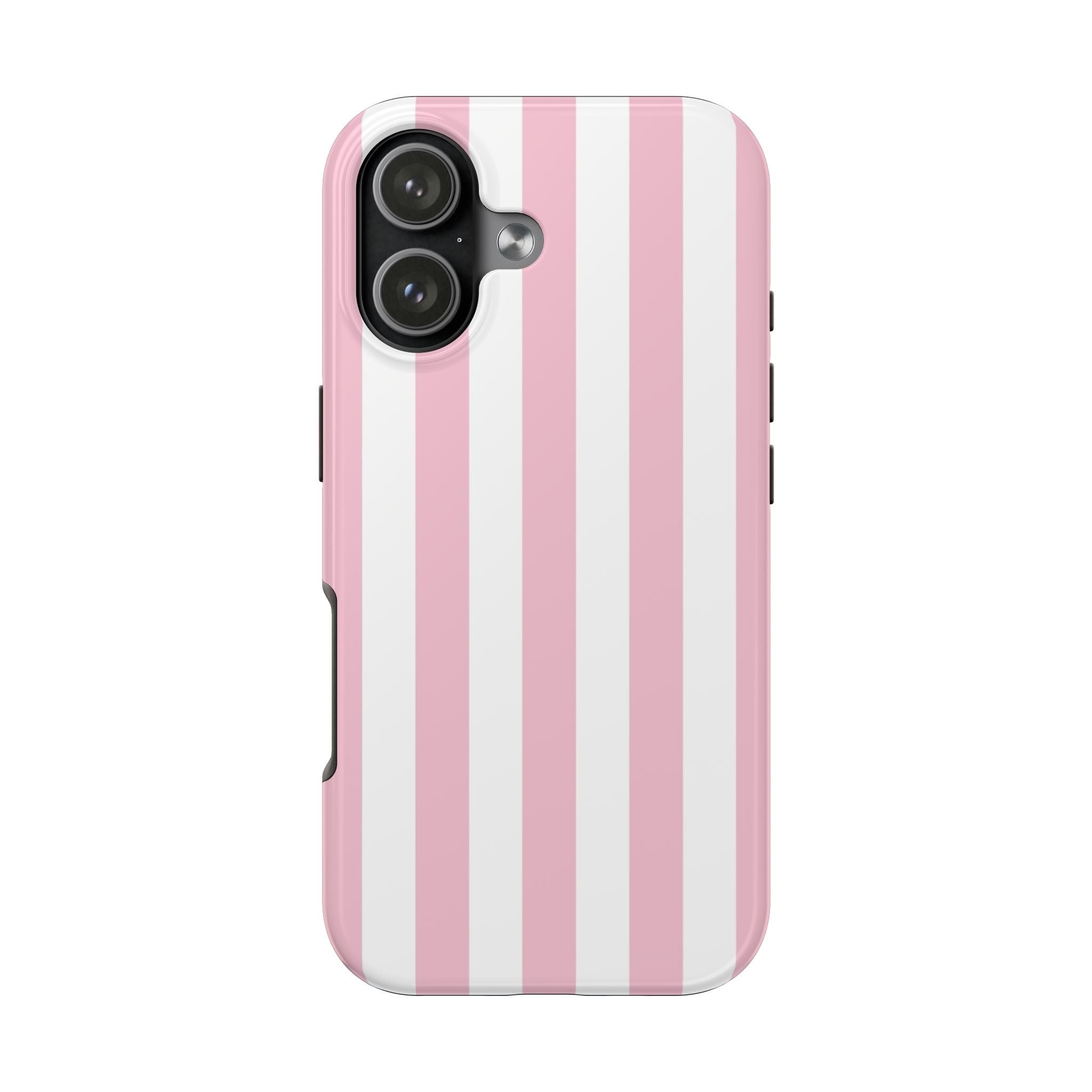 Pink Star Tough Phone Case – Pastel White Stars Protective Cover