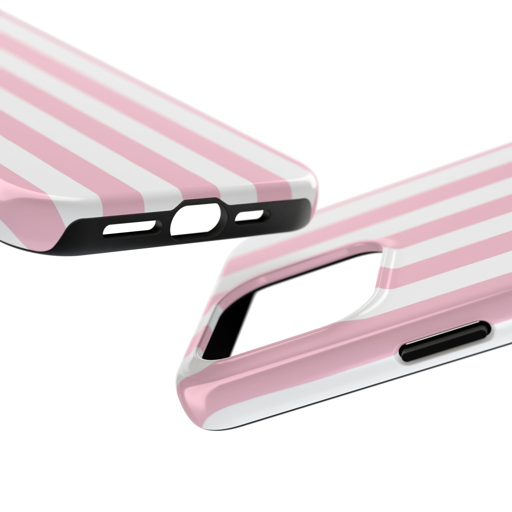 Pink Star Tough Phone Case – Pastel White Stars Protective Cover