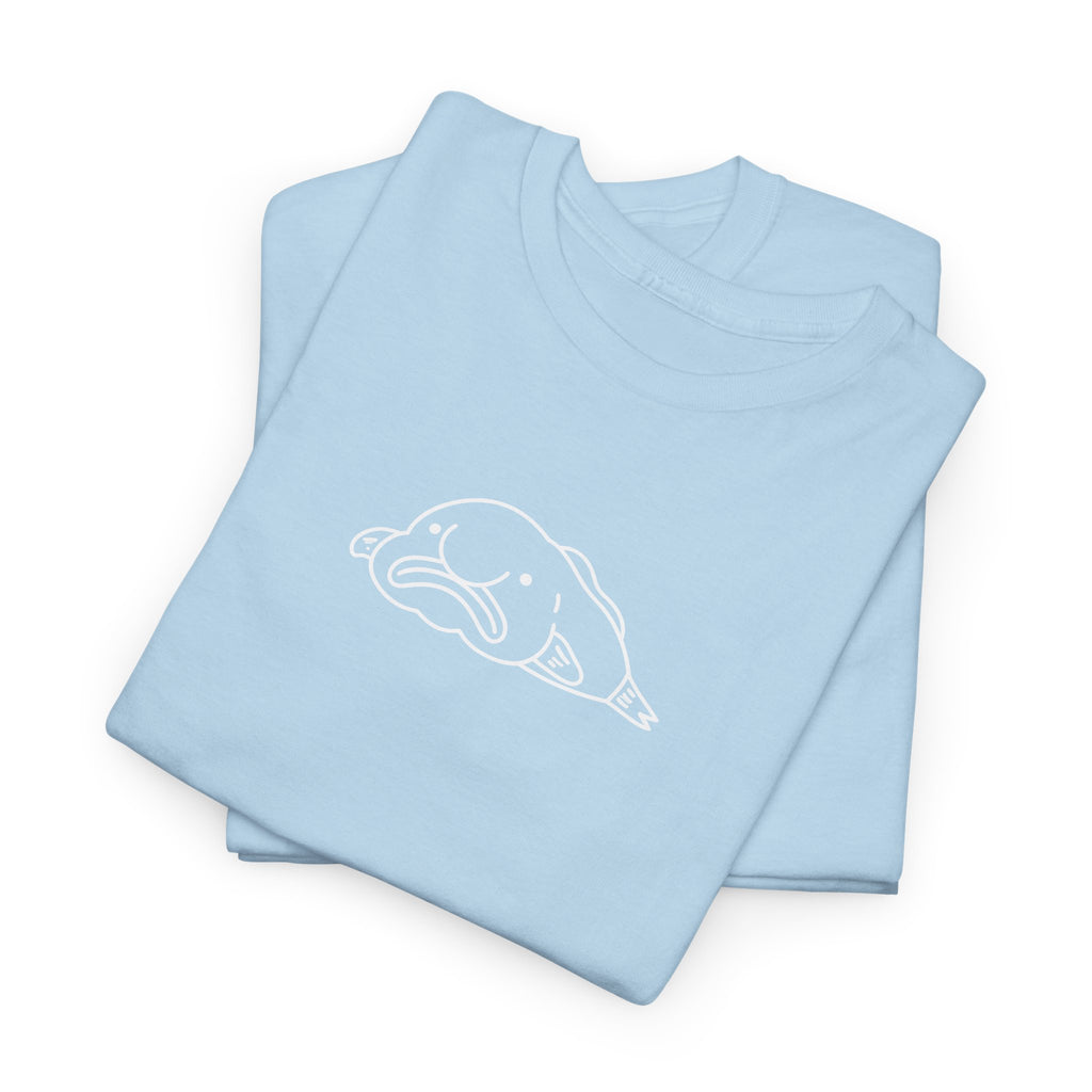 The Kate Blob Fish Minimalist Tee— Cute Relaxed Blob Tee